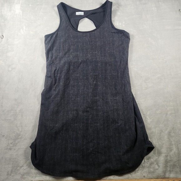 Columbia - Women's Black Freezer Racerback Keyhole Tank Dress Sz XL - Picture 1 of 8